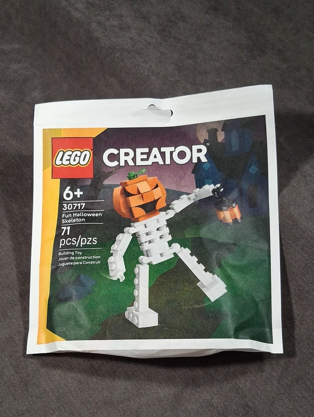LEGO Creator Fun Halloween Skeleton 30717 71 Pieces Age 6+ NEW